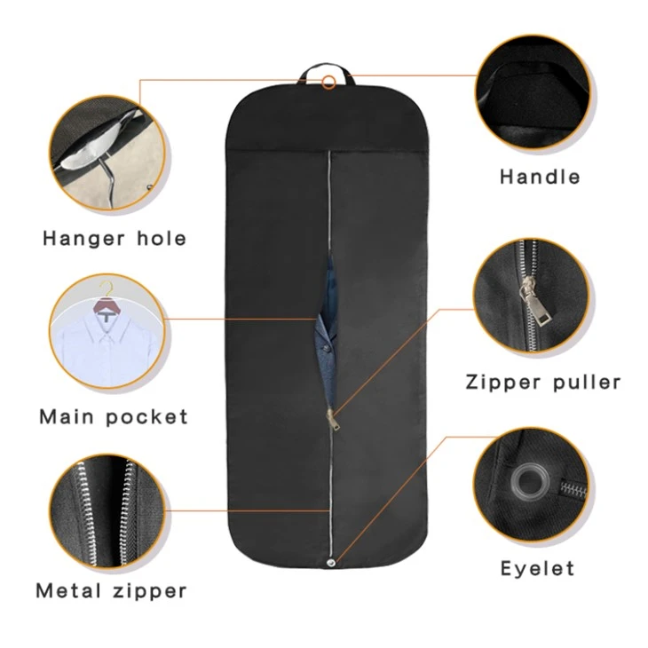 Custom Logo Garment Cover Bag Wholesale